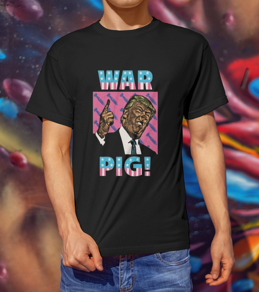 WAR PIG Patriotic Bombs T-Shirt