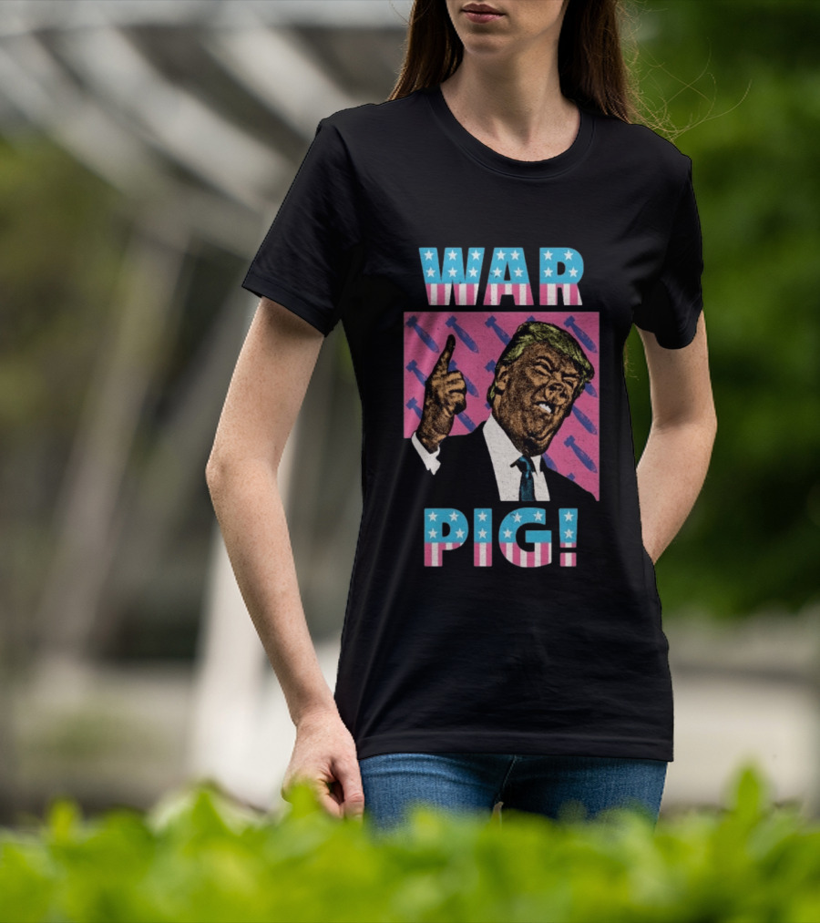 WAR PIG Patriotic Bombs T-Shirt