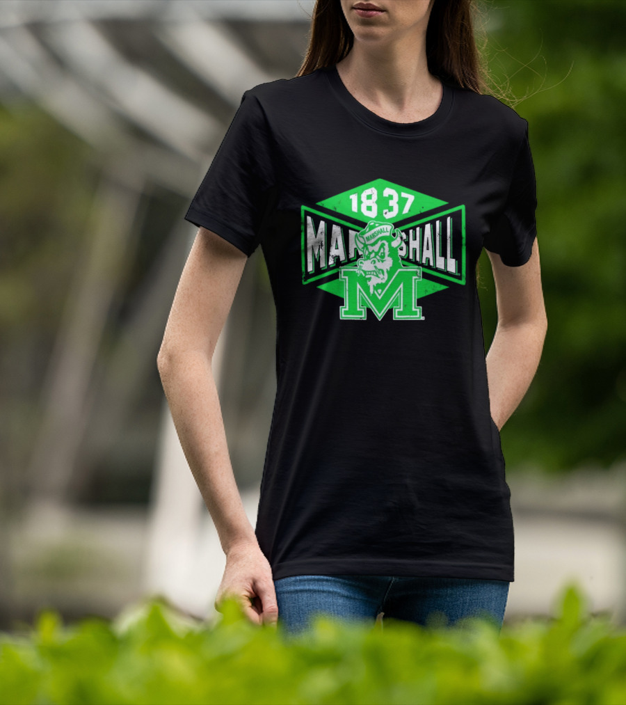 Marshall Thundering Herd 1837 Vintage Retro Team Spirit T-Shirt
