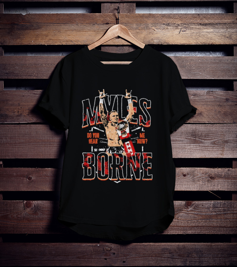 Myles Borne WWE Do You Hear Me Now Victory Pose T-Shirt