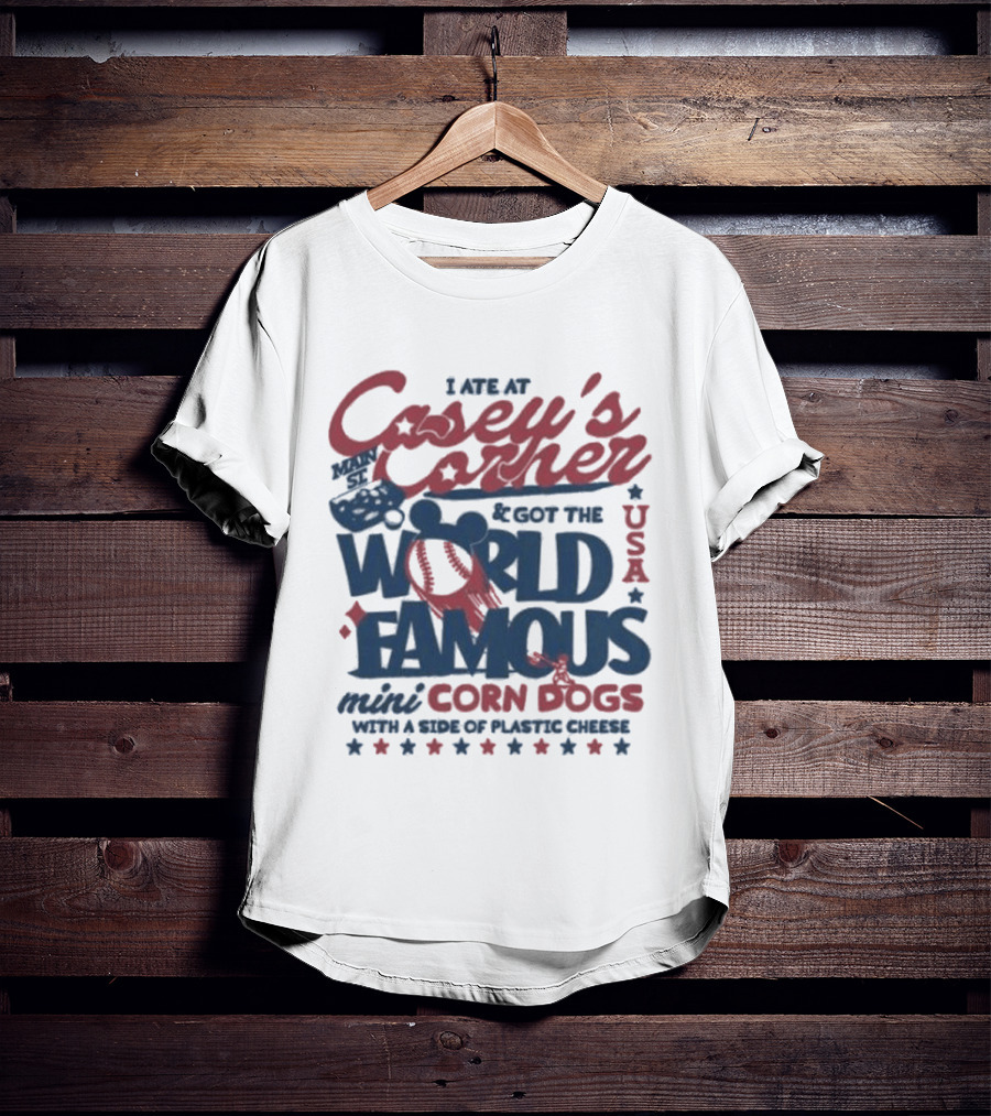 Casey's Corner World Famous Mini Corn Dogs USA T-Shirt