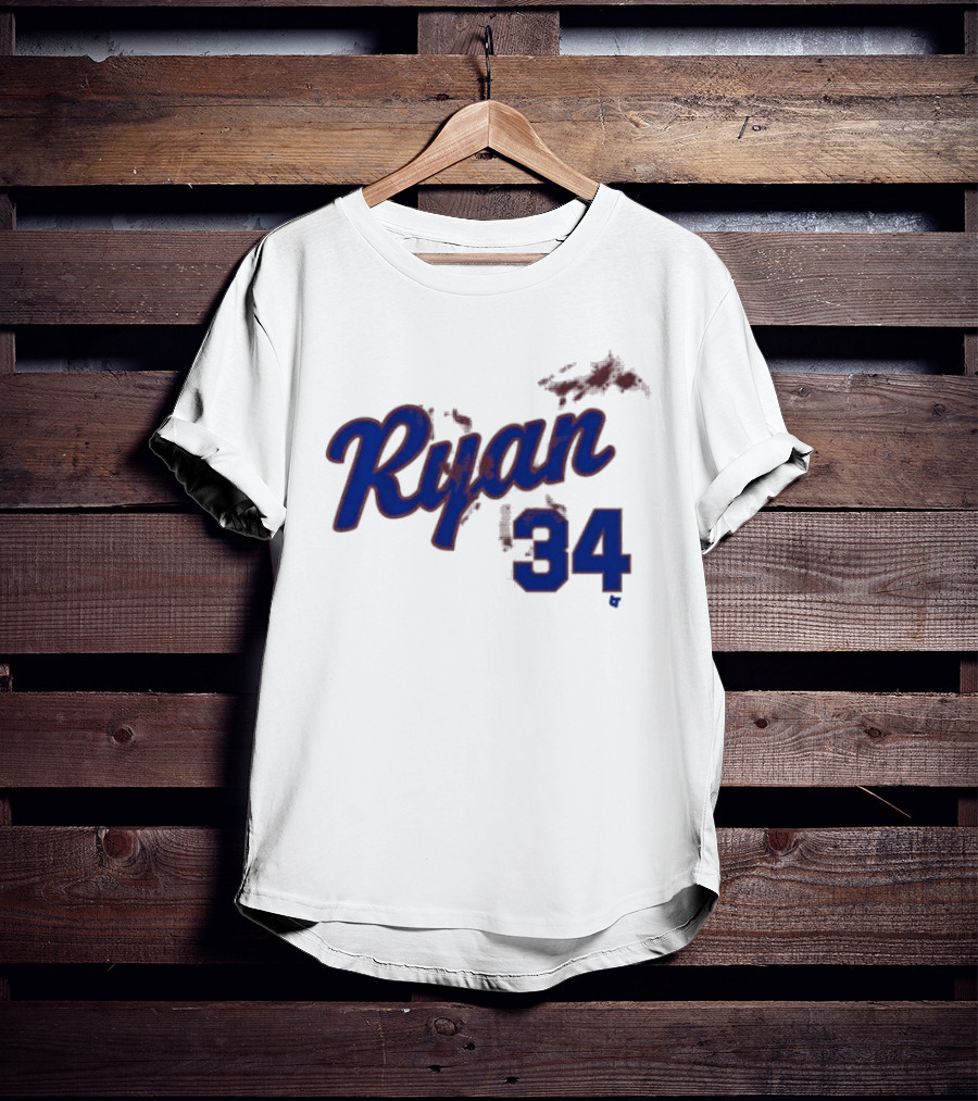 Ryan 34 Bloody Baseball Legend T-Shirt