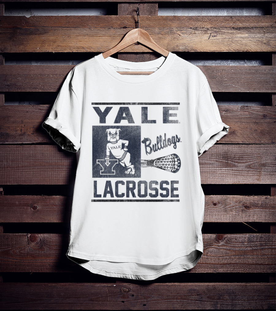 Yale Bulldogs Lacrosse Team Spirit Y T-Shirt