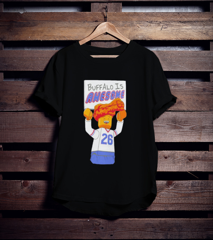 Buffalo Is Awesome Buffalo Bills Chicken Wing Hat 26 Football Fan T-Shirt