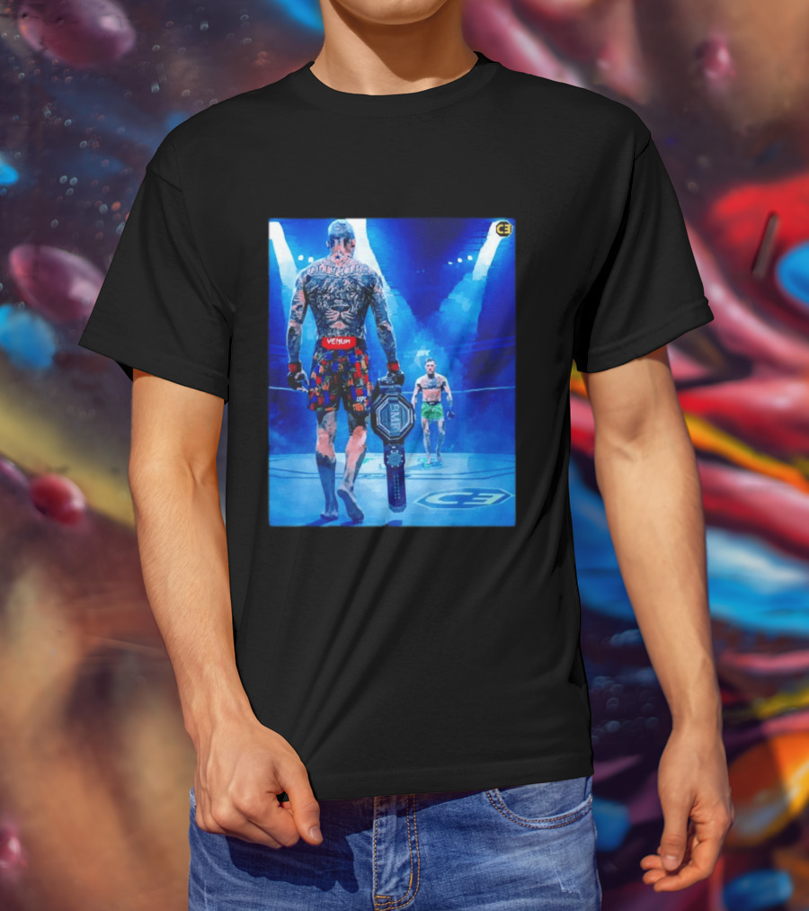 UFC Venum Oliveira McGregor BMF Championship Faceoff T-Shirt