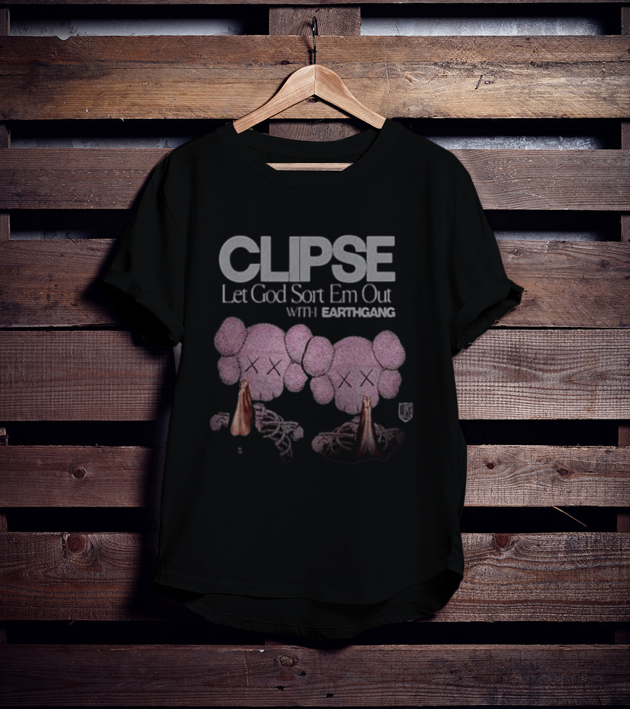 Clipse Let God Sort Em Out With Earthgang Tour 2025 US Cities T-Shirt