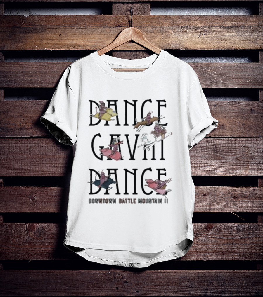 Dance Gavin Dance Downtown Battle Mountain II Horse Riding Figures T-Shirt