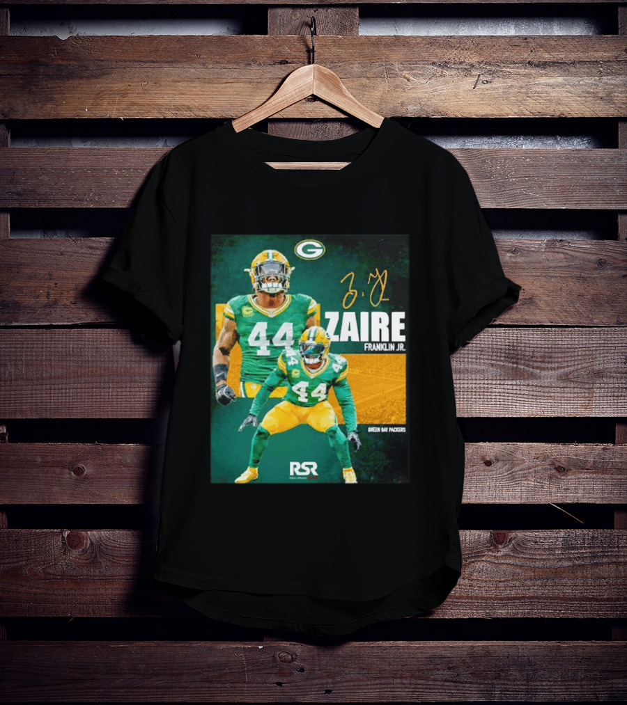 Zaire Franklin Jr Green Bay Packers 44 Signature Edition T-Shirt