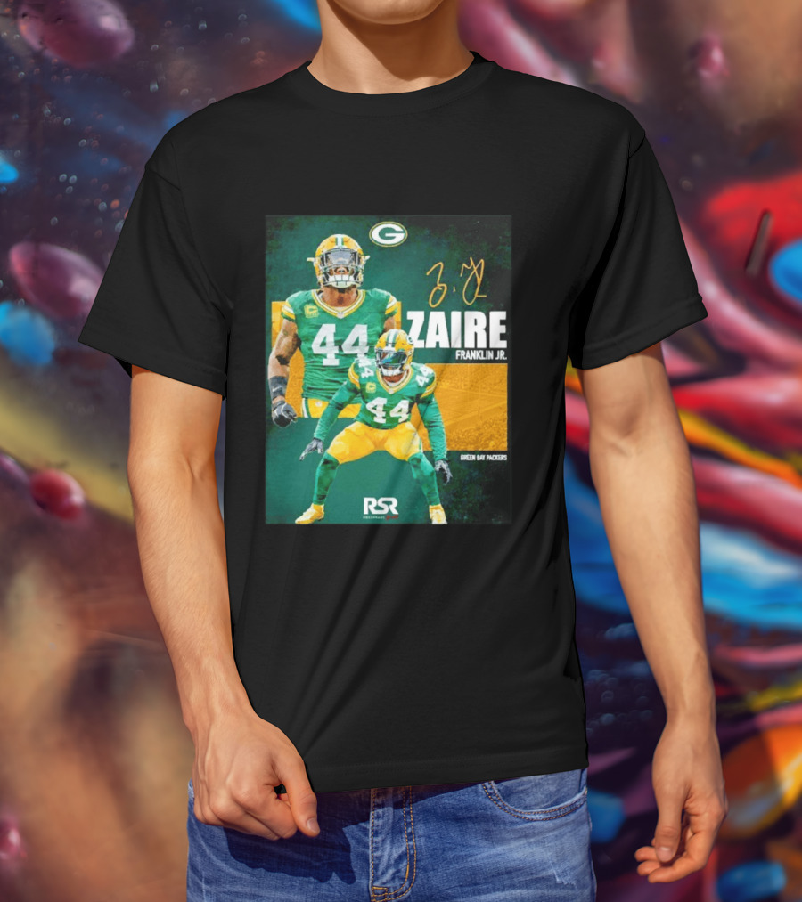 Zaire Franklin Jr Green Bay Packers 44 Signature Edition T-Shirt