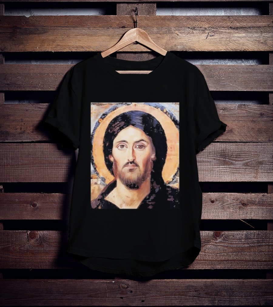 Jesus Christ Pantocrator Icon St. Catherine's Monastery Sinai T-Shirt