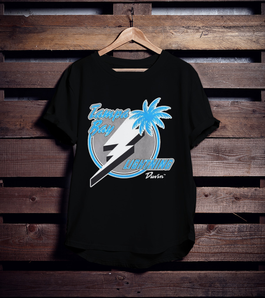Tampa Bay Lightning NHL Tropics Palm Tree And Bolt T-Shirt