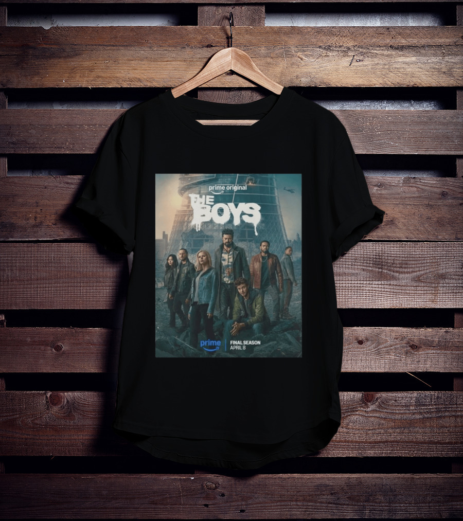 Prime Original The Boys Final Season April 8 Billy Butcher Team T-Shirt