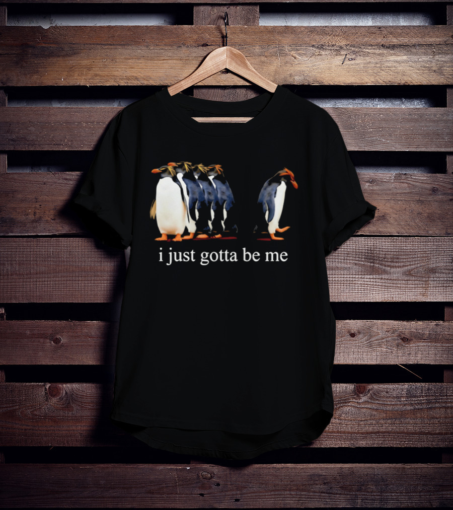 I Just Gotta Be Me Penguin Evolution Journey 2001 National Geo Society T-Shirt