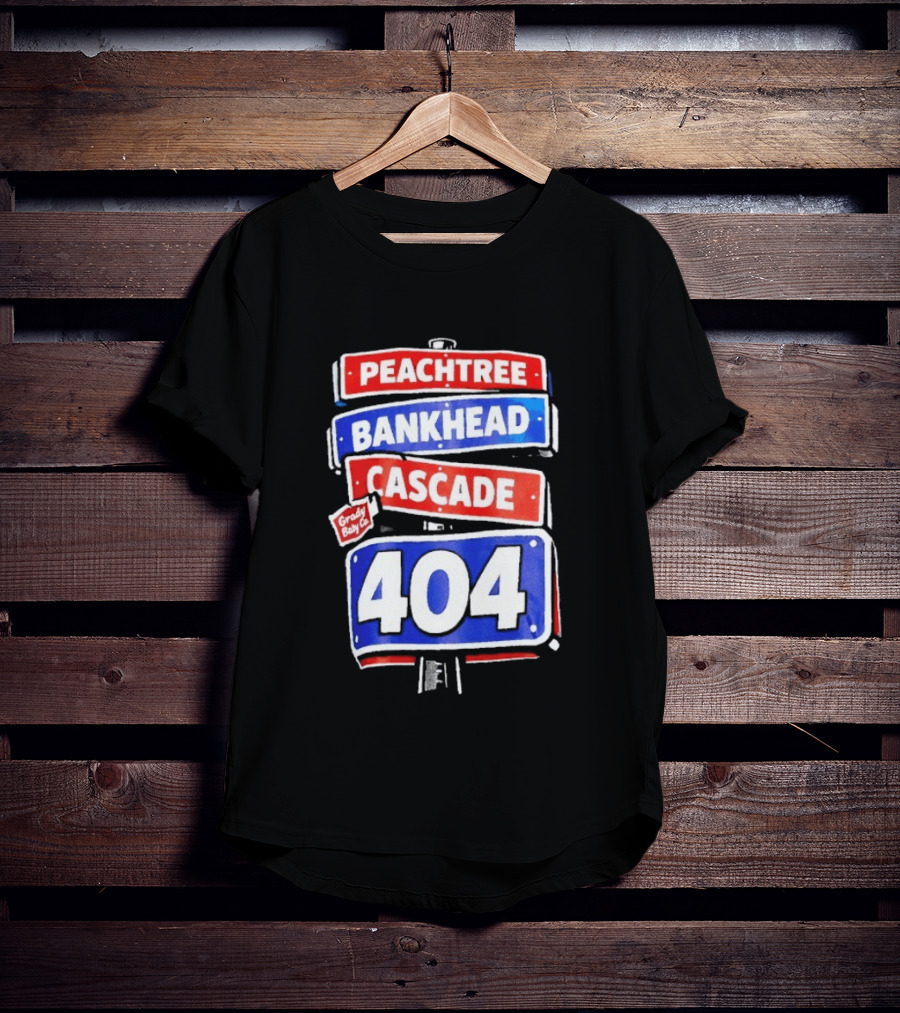 Peachtree Bankhead Cascade 404 Grady Baby Co T-Shirt