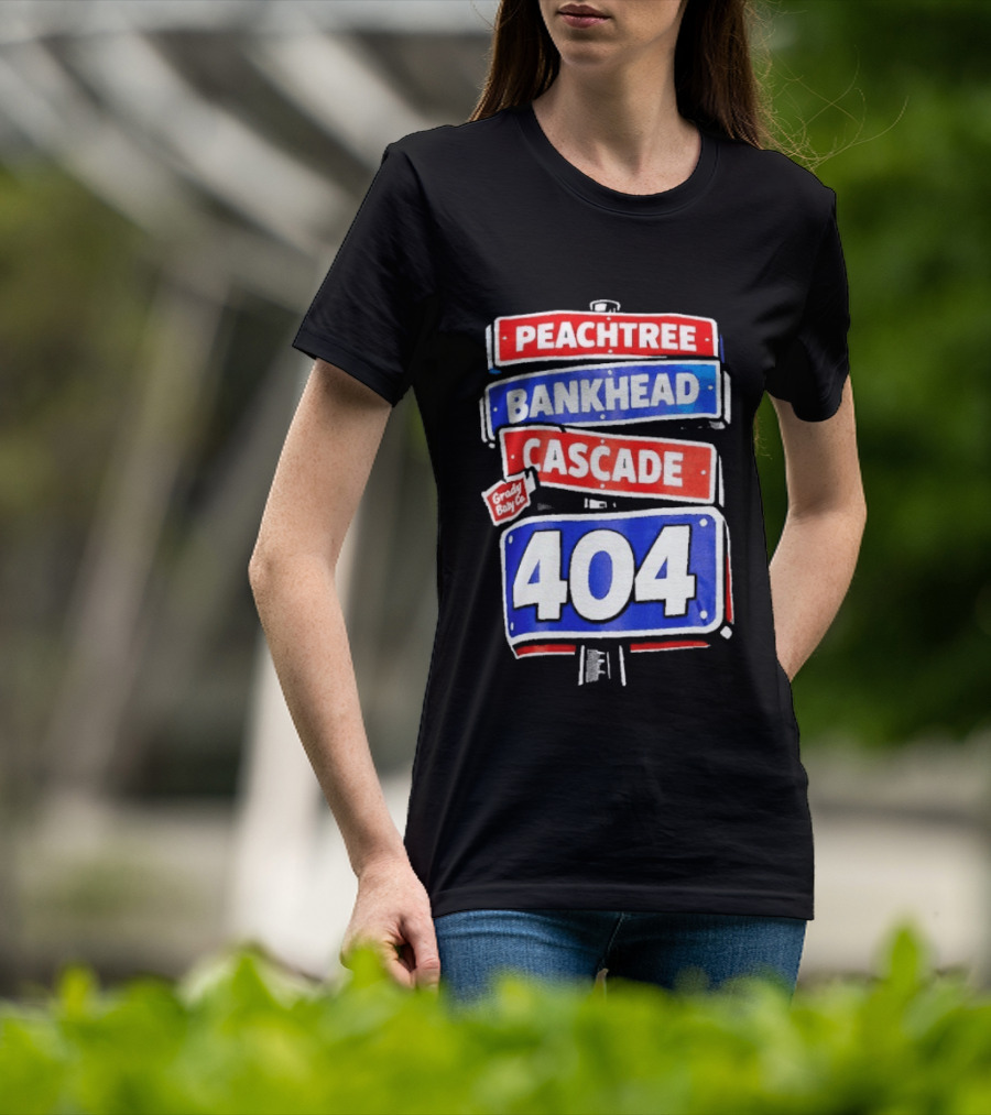 Peachtree Bankhead Cascade 404 Grady Baby Co T-Shirt