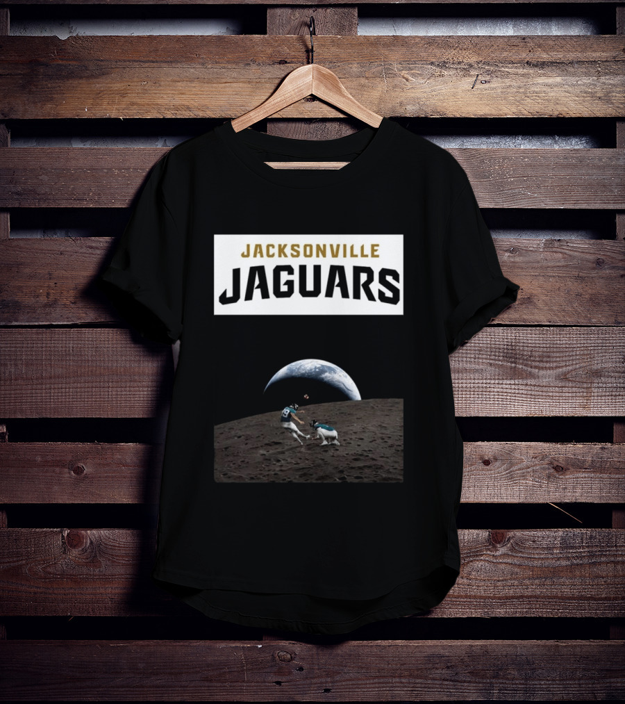 Jacksonville Jaguars Artemis II Moon Football T-Shirt
