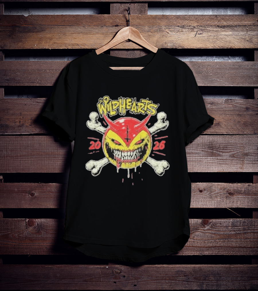 Wildhearts Smiley Bones Devil Skull 2026 T-Shirt