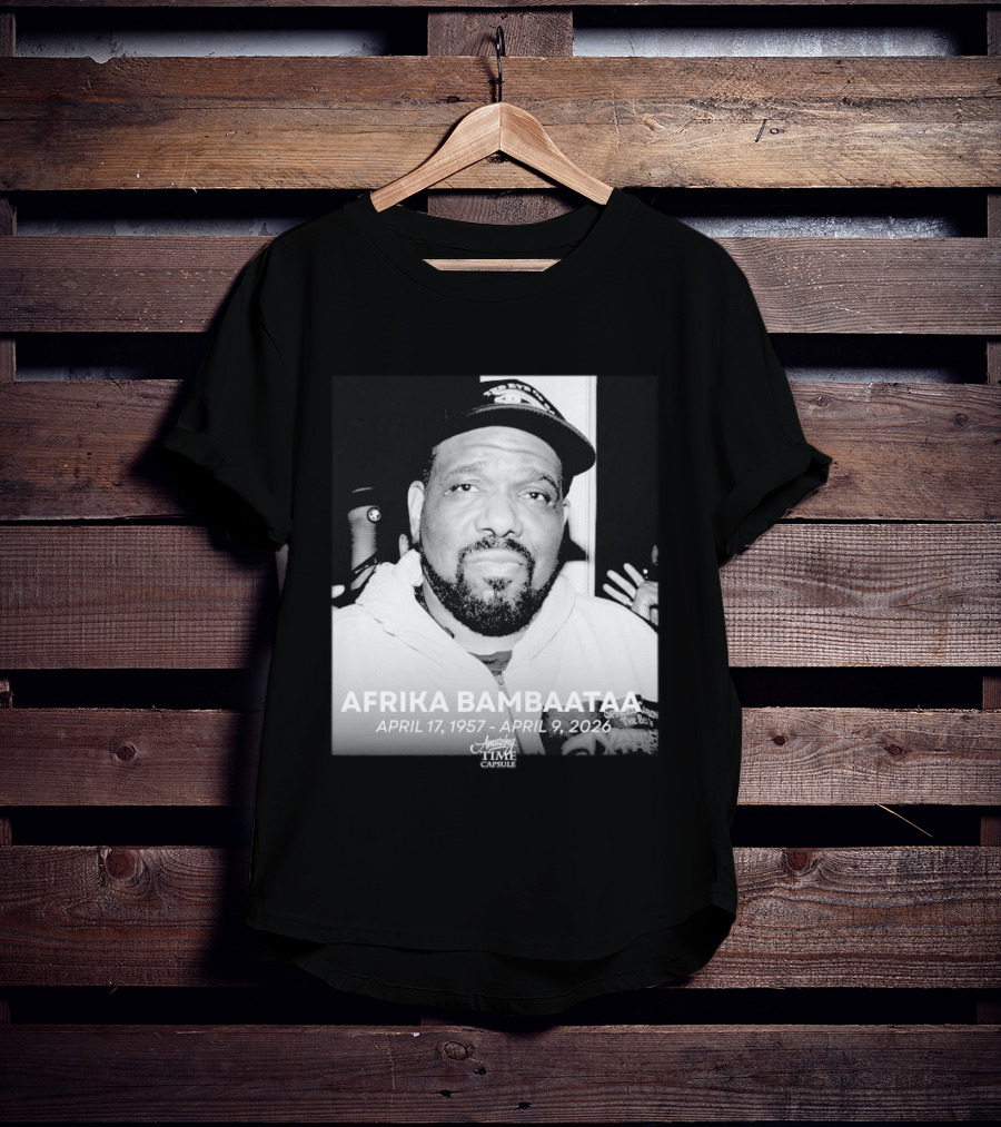 Afrika Bambaataa April 17 1957 April 9 2026 Time Capsule T-Shirt