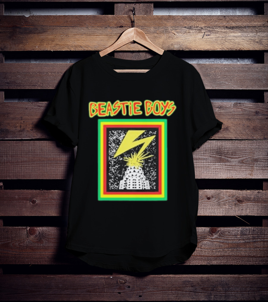 Beastie Boys Lightning Bolt Burst Skyline T-Shirt