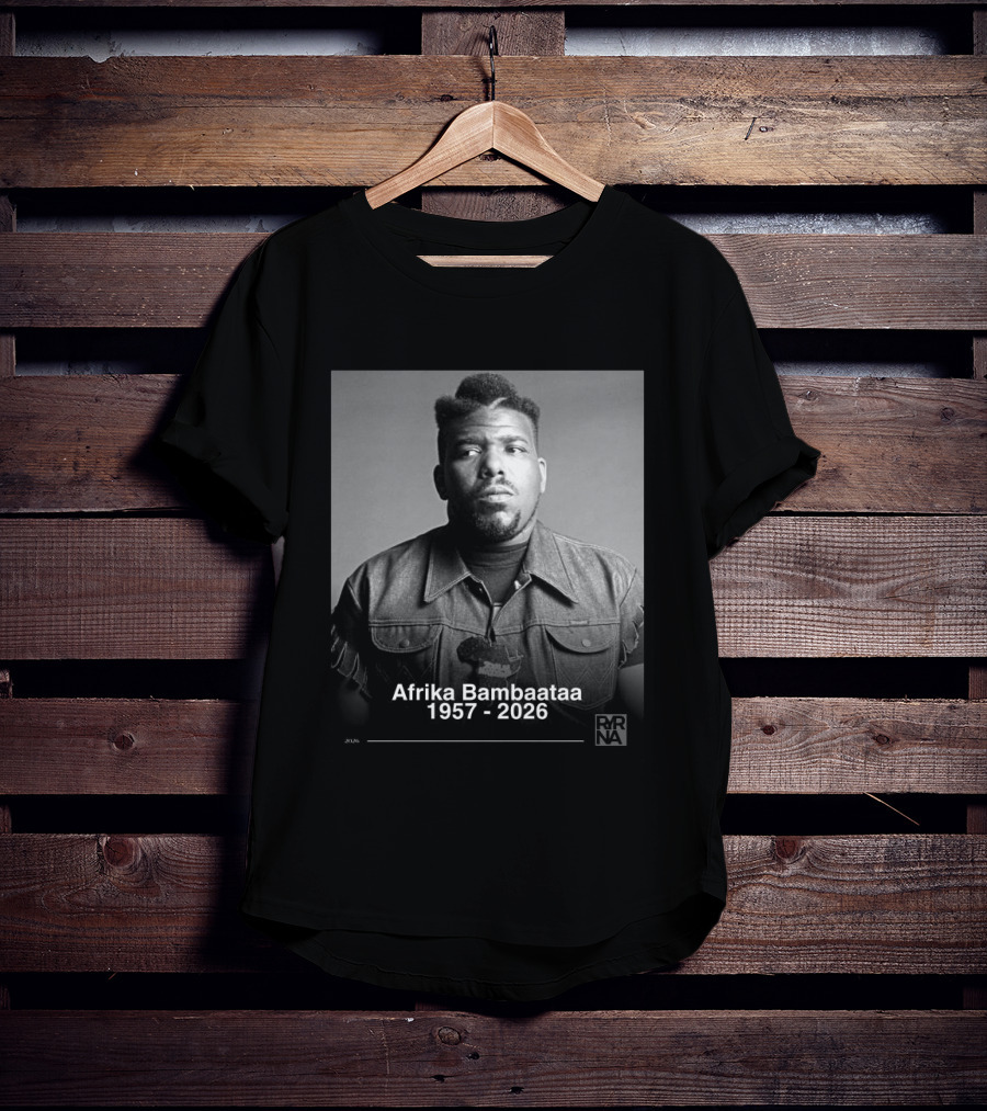 Afrika Bambaataa 1957 2026 Pioneer Legacy RNNA T-Shirt