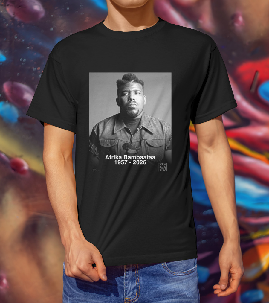Afrika Bambaataa 1957 2026 Pioneer Legacy RNNA T-Shirt
