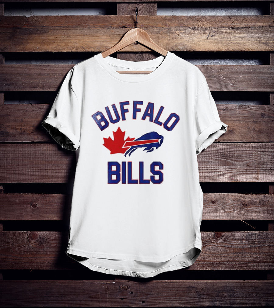 Buffalo Bills Maple Leafs Mafia Canada Collaboration T-Shirt