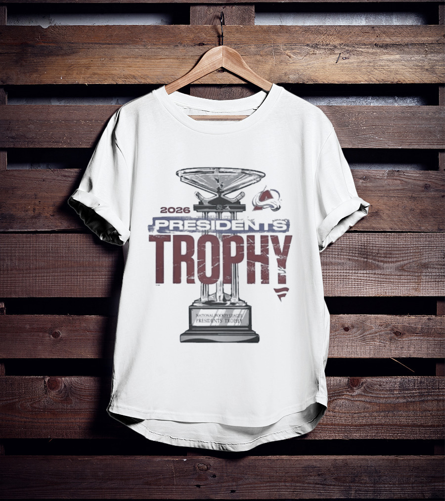 Colorado Avalanche 2026 NHL Presidents' Trophy Winner T-Shirt