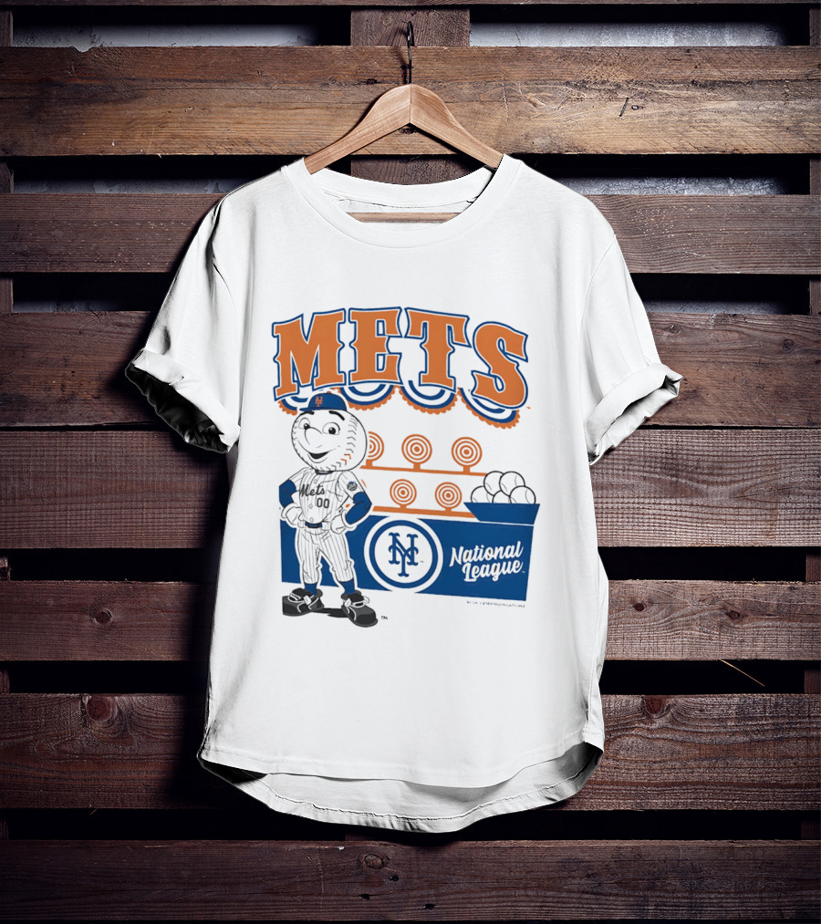 New York Mets 2026 Step Back Up National League MLB T-Shirt