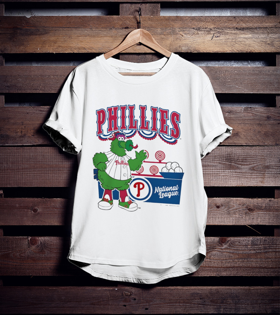 Philadelphia Phillies 2026 Step Back Up Phillies Phanatic National League T-Shirt