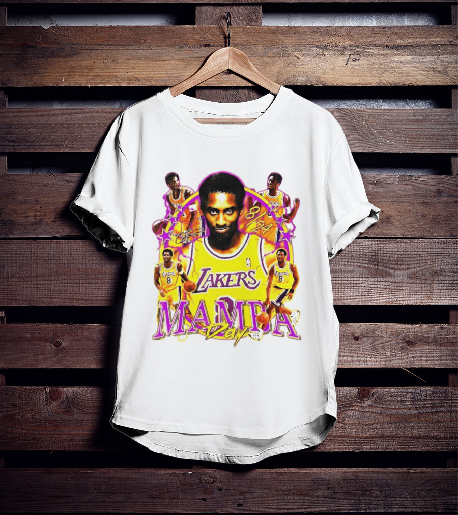 Mamba Day Kobe Bryant 8 24 Los Angeles Lakers NBA T-Shirt