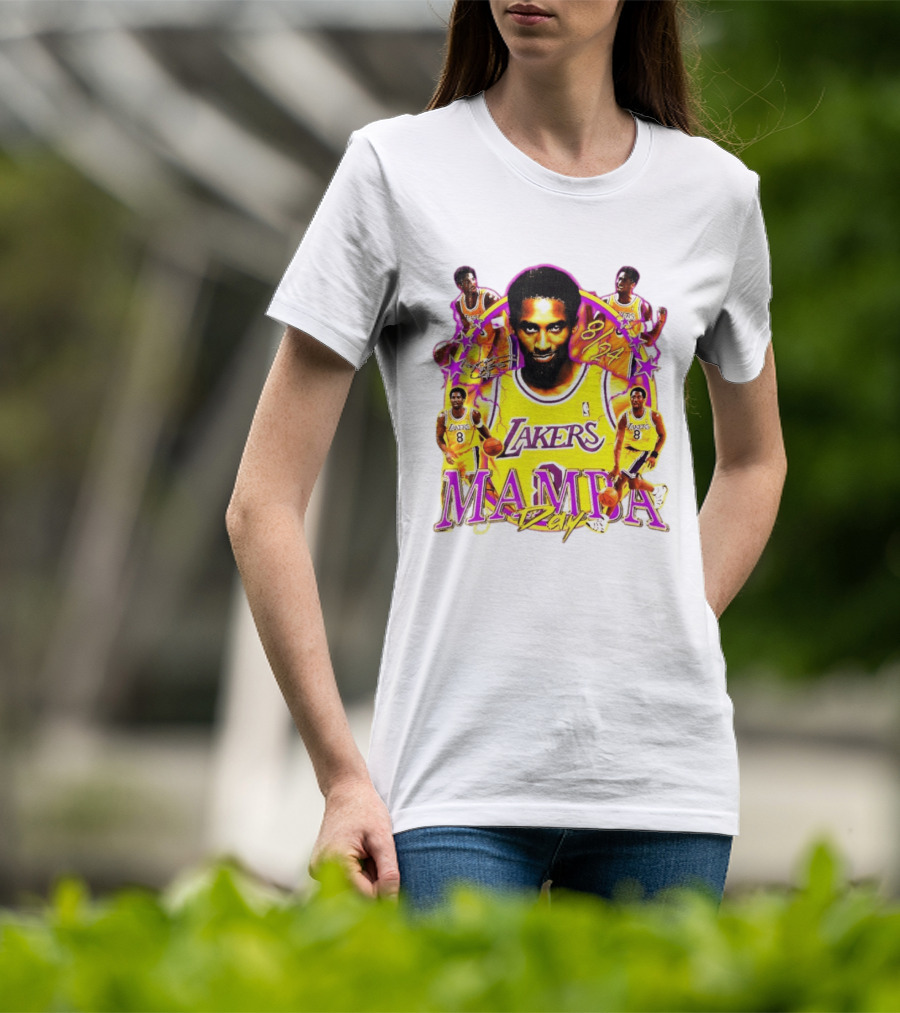 Mamba Day Kobe Bryant 8 24 Los Angeles Lakers NBA T-Shirt