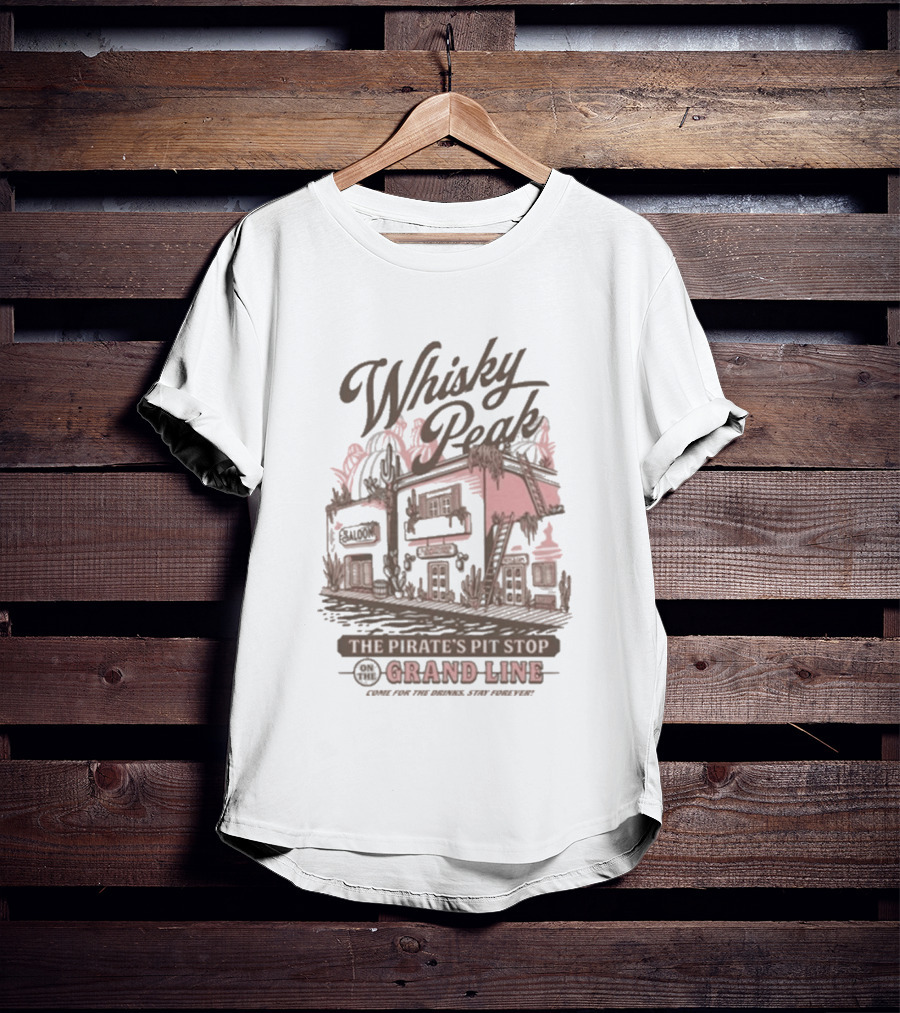 Whisky Peak The Pirate's Pit Stop Grand Line One Piece Season 2 T-Shirt
