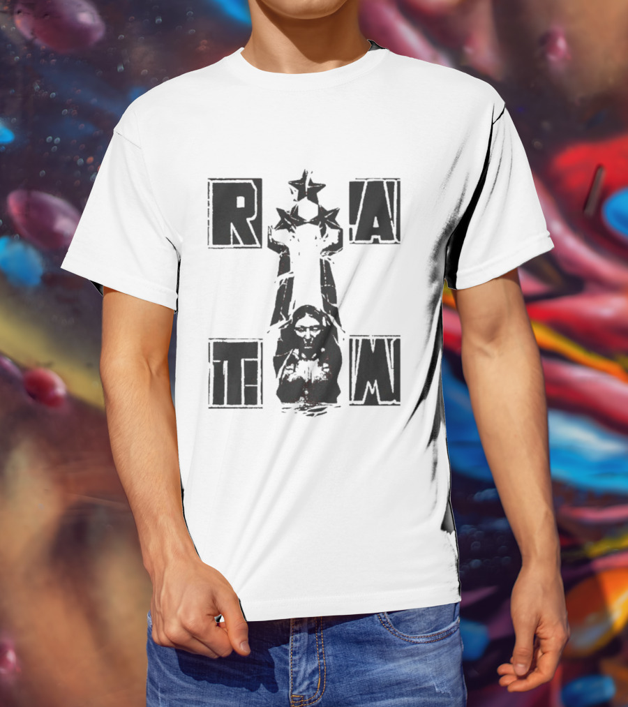 Rage Against The Machine RATM Stars Stencil T-Shirt
