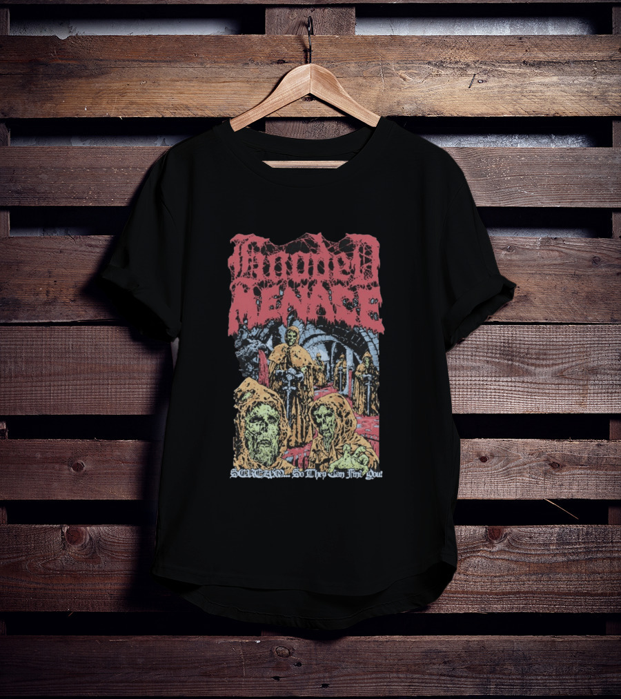Hooded Menace Scream So They Can Find You T-Shirt