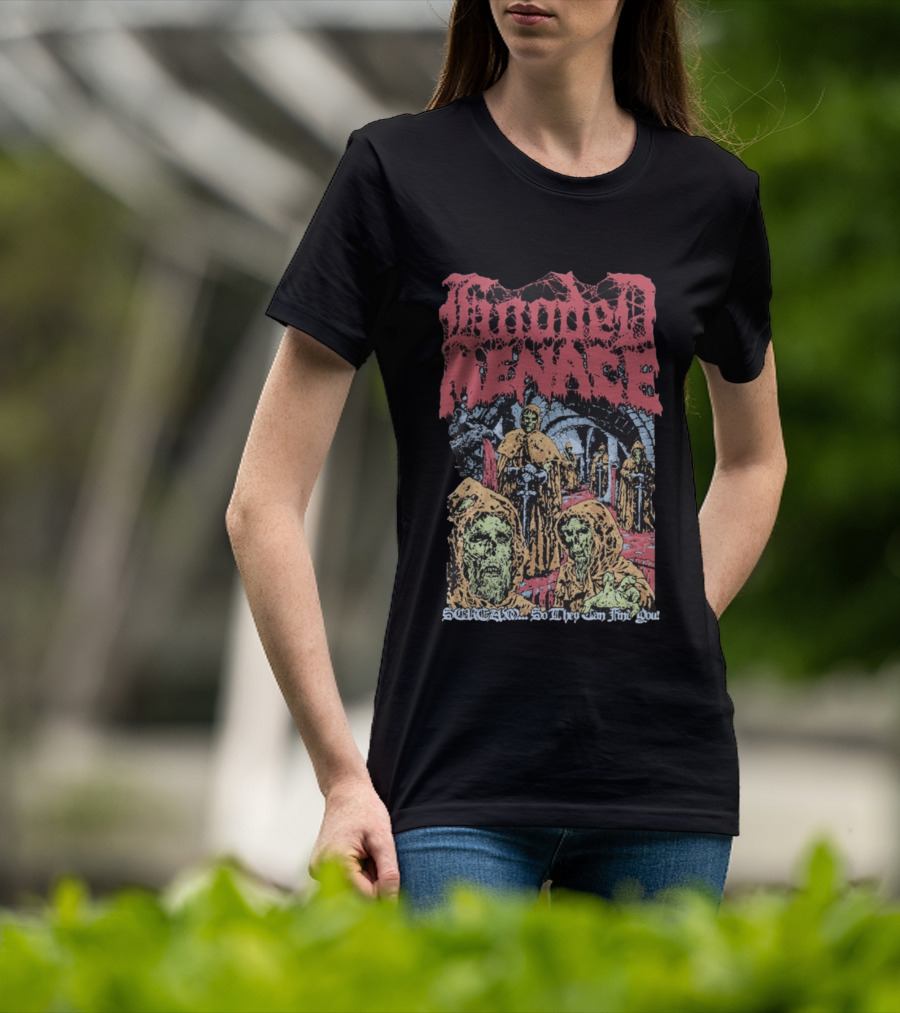 Hooded Menace Scream So They Can Find You T-Shirt
