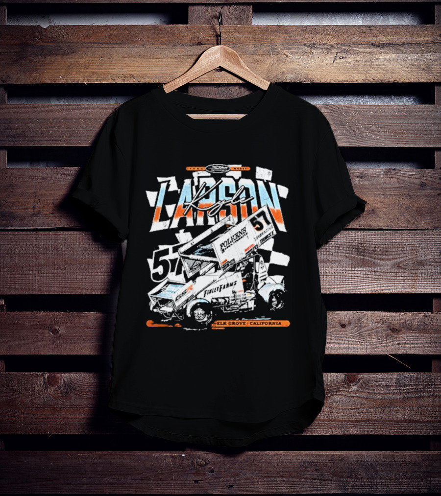Kyle Larson 57 Racing Elk Grove California T-Shirt
