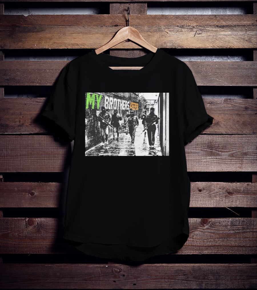 Omerta My Brothers Keeper Masked Figures Alleyway T-Shirt