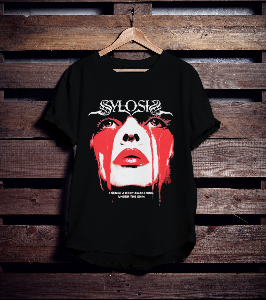 Sylosis I Sense A Deep Awakening Under The Skin Blood Tears Face T-Shirt