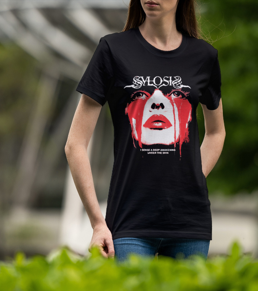 Sylosis I Sense A Deep Awakening Under The Skin Blood Tears Face T-Shirt