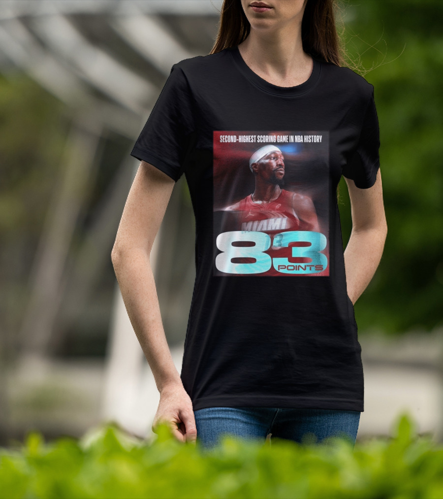 Miami 83 Points Bam Adebayo Second Highest Scoring Game In NBA History T-Shirt