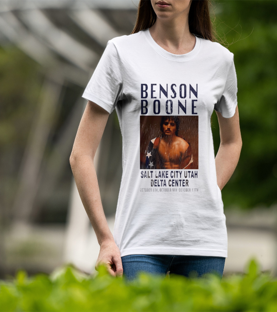 Benson Boone Salt Lake City Utah Delta Center October 8th 9th 11th T-Shirt