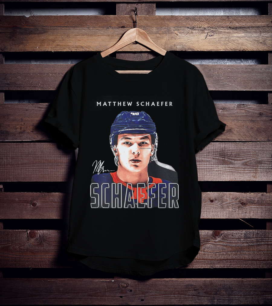 Schaefer 40 NY Islanders Hockey Player T-Shirt