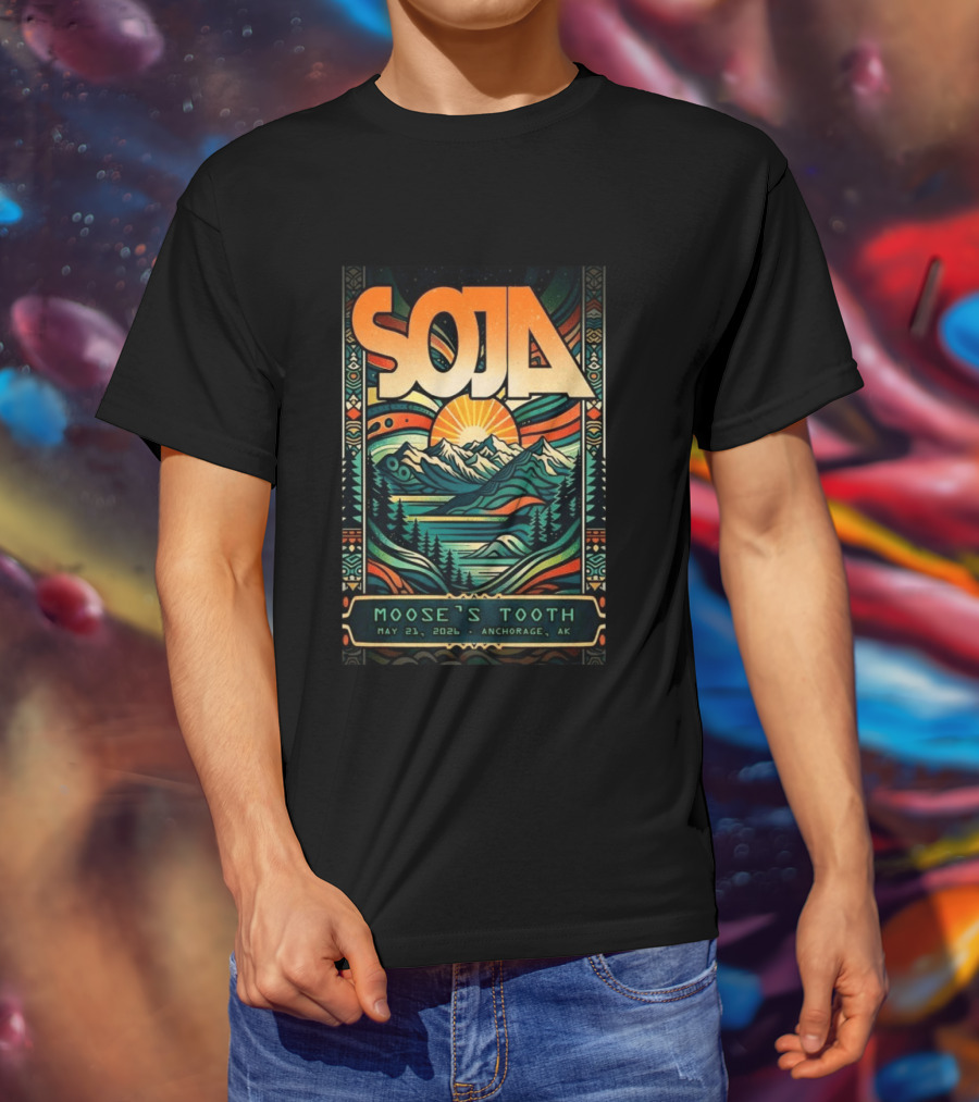Soja Moose's Tooth Anchorage AK May 21 2026 T-Shirt