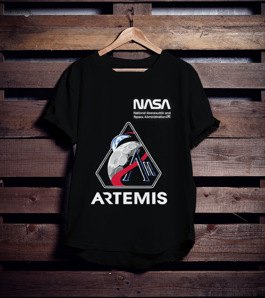 NASA Artemis 2 Mission Moon Exploration T-Shirt