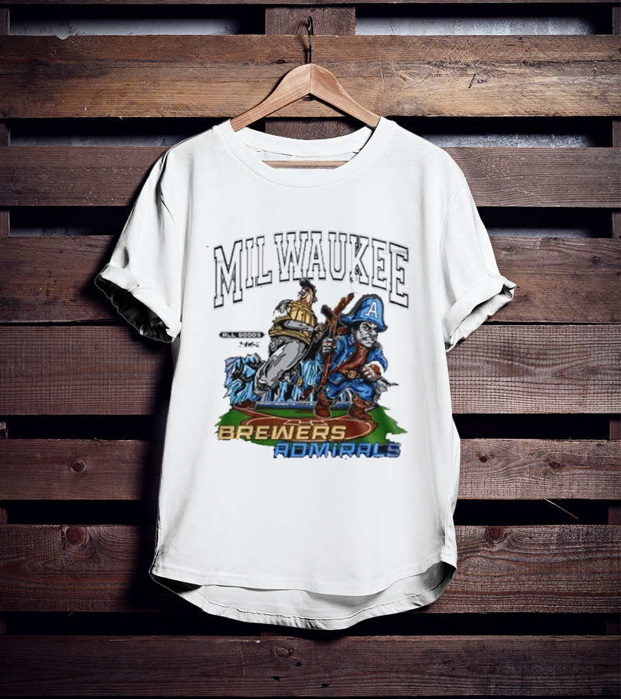 Milwaukee Brewers Admirals 2026 Night Collaboration T-Shirt