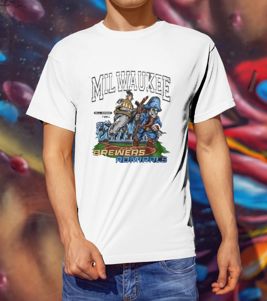 Milwaukee Brewers Admirals 2026 Night Collaboration T-Shirt
