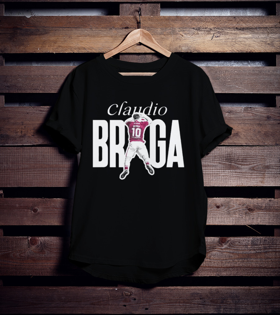 Cláudio Braga 10 Midlothian Football Club Player T-Shirt