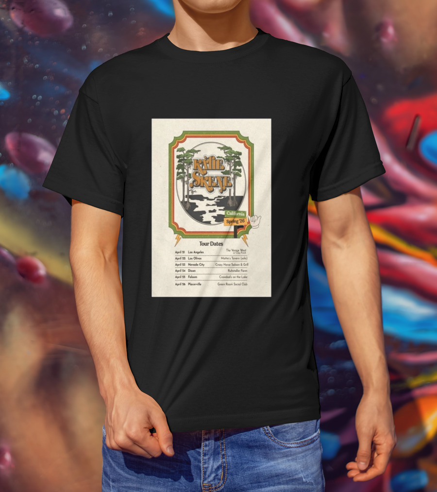 Kalie Skene California Spring 2026 Tour Dates Venice West Los Angeles Mattie's Tavern Los Olivos T-Shirt