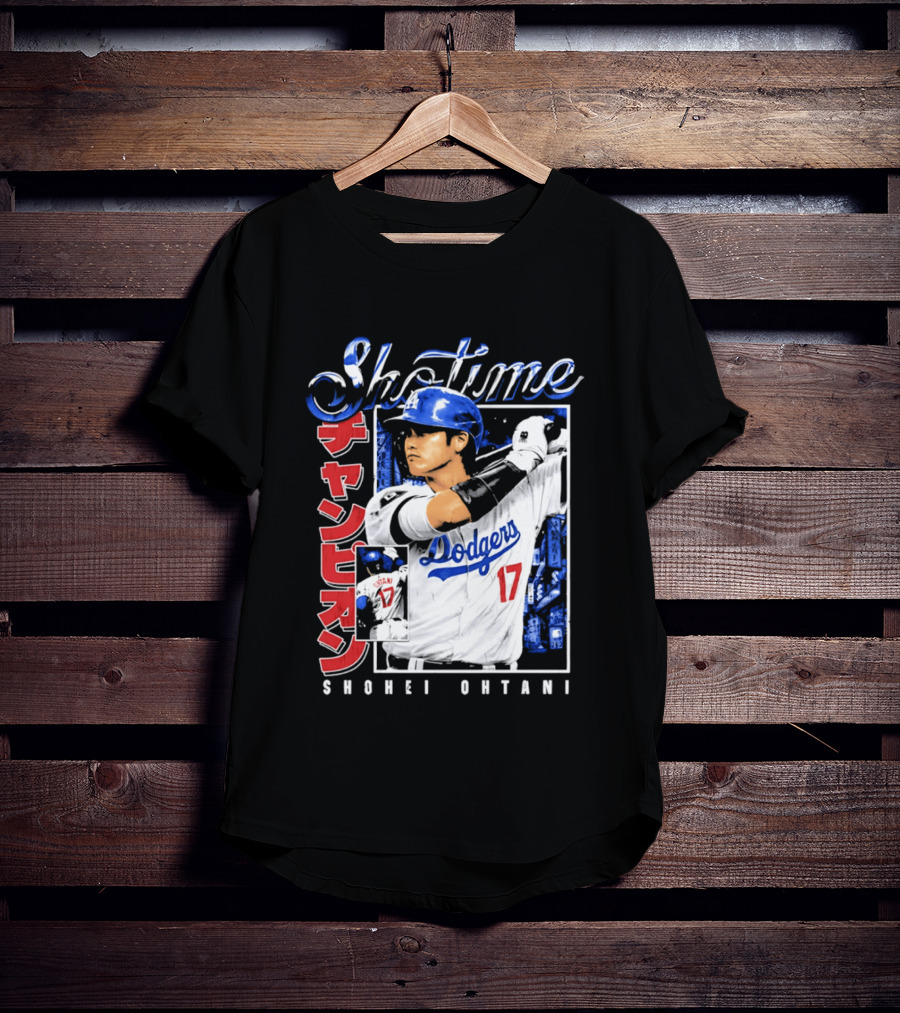 Showtime Shohei Ohtani Dodgers Champion 2026 T-Shirt