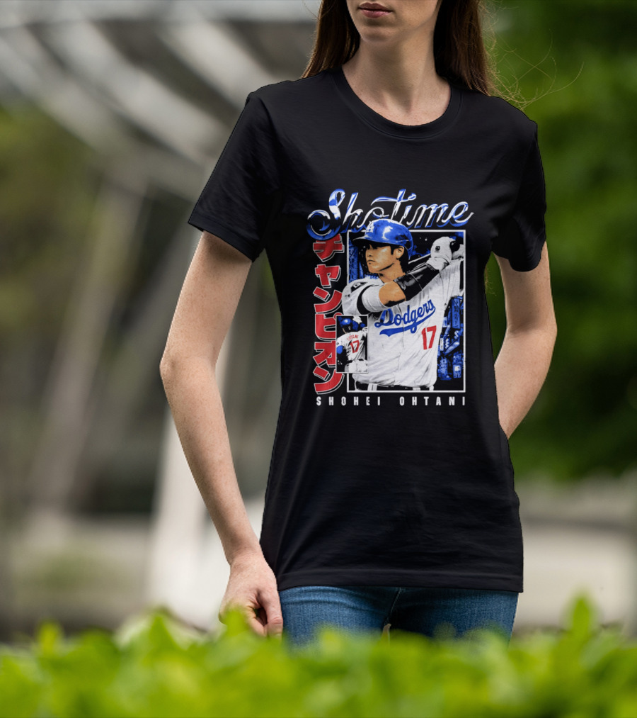 Showtime Shohei Ohtani Dodgers Champion 2026 T-Shirt